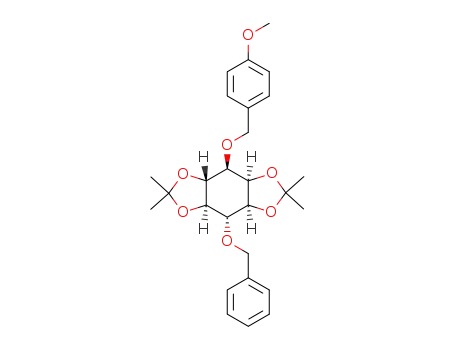 (+/-)-6-O-benzyl-1,2:4,5-di-O-isopropylidene-3-O-p-methoxybenzyl-myo-inositol