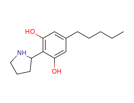 2-(2,6-Dihydroxy-4-pentylphenyl)pyrrolidine