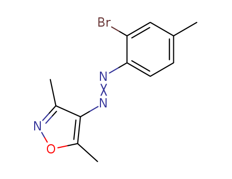 (2-bromo-4-methyl-phenyl)-(3,5-dimethyloxazol-4-yl)diazene