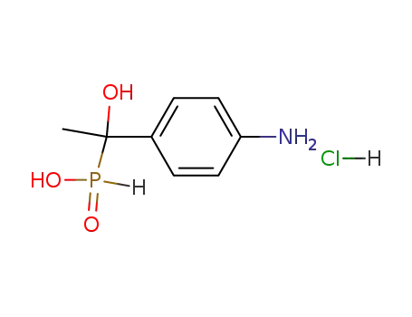(p-amino-α-hydroxy-α-methylbenzyl)phosphonous acid hydrochloride