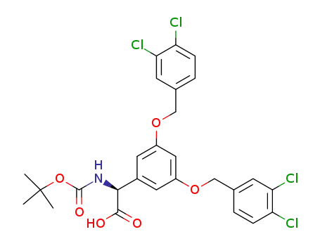 (S)-[3,5-Bis-(3,4-dichloro-benzyloxy)-phenyl]-tert-butoxycarbonylamino-acetic acid