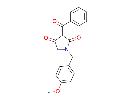 2,4-Pyrrolidinedione, 3-benzoyl-1-[(4-methoxyphenyl)methyl]-