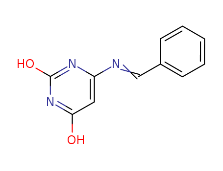 2,4(1H,3H)-Pyrimidinedione, 6-[(phenylmethylene)amino]-