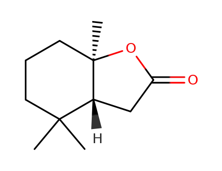 (+/-)-(3aα,7aβ)-4,4-7a-trimethyl-3a,4,5,6,7,7a-hexahydrobenzofuran-2(3H)-one