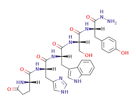 Molecular Structure of 51871-40-0 (LHRH (1-5) HYDRAZIDE)