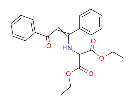 2-((Z)-3-Oxo-1,3-diphenyl-propenylamino)-malonic acid diethyl ester