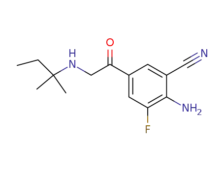 4'-amino-3'-cyano-5'-fluoro-2-tert-pentylaminoacetophenone