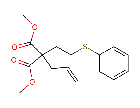 2-Allyl-2-(2-phenylsulfanyl-ethyl)-malonic acid dimethyl ester
