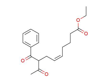 Molecular Structure of 185434-98-4 (5-Decenoic acid, 8-benzoyl-9-oxo-, ethyl ester, (5Z)-)