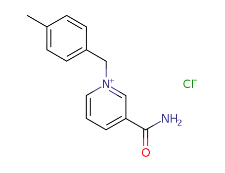 Molecular Structure of 52354-19-5 (1-(4-Methylbenzyl)-3-carbamoylpyridinium chloride)