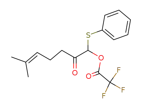 6-methyl-1-trifluoroacetoxy-1-phenylthiohept-5-en-2-one
