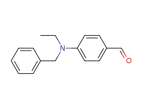 Molecular Structure of 67676-47-5 (4-(N-Ethyl-N-benzyl)amino-benzoaldehyde)