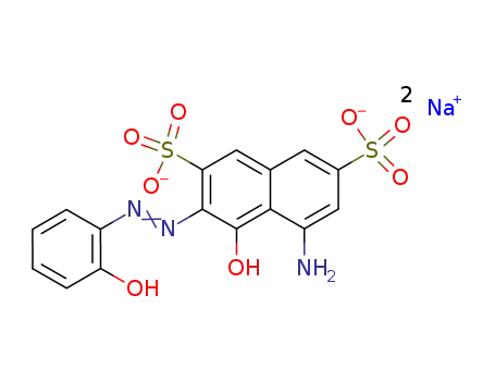 C<sub>16</sub>H<sub>11</sub>N<sub>3</sub>O<sub>8</sub>S<sub>2</sub><sup>(2-)</sup>*2Na<sup>(1+)</sup>