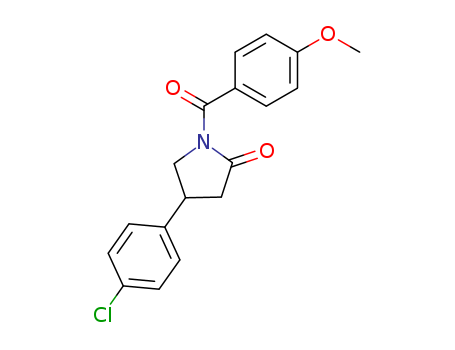 4-(4-CHLOROPHENYL)-1-(4-METHOXYBENZOYL)-2-PYRROLIDIN-1-YLNE