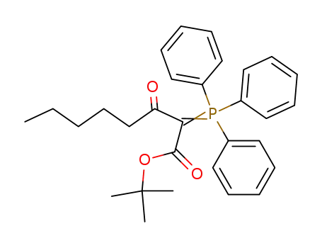 Molecular Structure of 83199-85-3 (tert-butyl 3-oxo-2-(triphenylphosphoranylidene)octanoate)