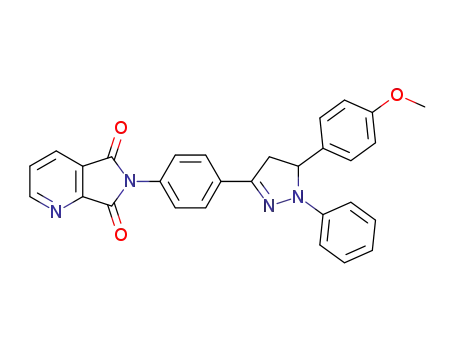 5H-Pyrrolo[3,4-b]pyridine-5,7(6H)-dione,
6-[4-[4,5-dihydro-5-(4-methoxyphenyl)-1-phenyl-1H-pyrazol-3-yl]phenyl]-