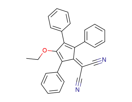 6,6-Dicyan-2-ethoxy-1,3,4-triphenylfulven