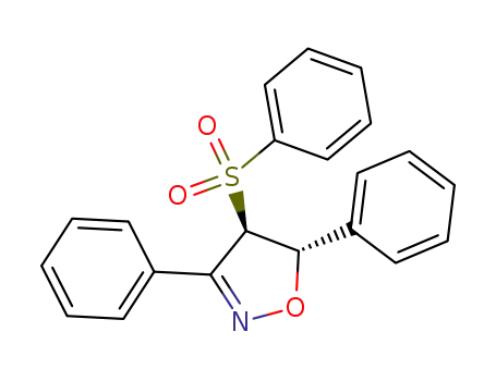 (4R,5S)-4-Benzenesulfonyl-3,5-diphenyl-4,5-dihydro-isoxazole