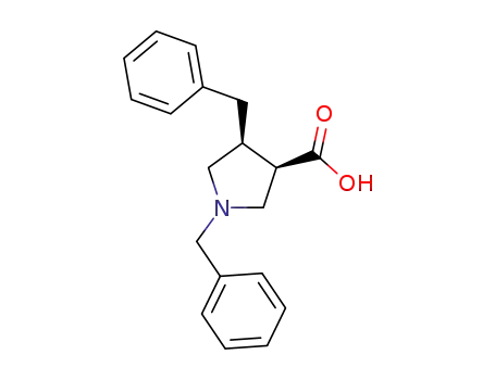 (3R,4S)-1,4-Dibenzyl-pyrrolidine-3-carboxylic acid