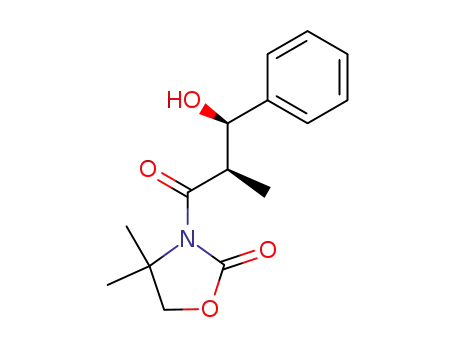 4,4-Dimethyl-3-((2R<sup>*</sup>,3R<sup>*</sup>)-3-hydroxy-2-methyl-3-phenylpropionyl)-2-oxazolidone