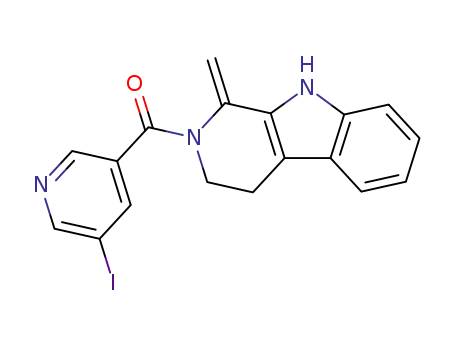 (5-iodo-pyridin-3-yl)-(1-methylene-1,3,4,9-tetrahydro-β-carbolin-2-yl)-methanone