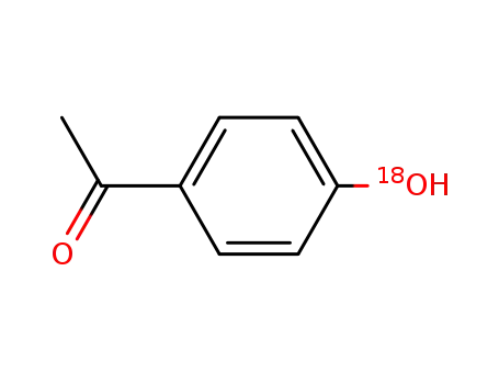 <SUP>18</SUP>O-4-hydroxyacetophenone