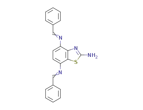 2-amino-4,7-dibenzalaminobenzothiazole