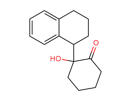Molecular Structure of 344441-67-4 (2-Hydroxy-2-(1,2,3,4-tetrahydro-1-naphthyl)-1-cyclohexanon)