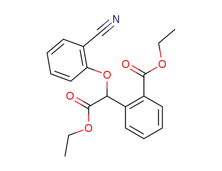ethyl α-(o-cyanophenyloxy)-α-(o-ethoxycarbonyl-phenyl)acetate