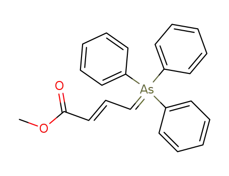 2-Butenoic acid, 4-(triphenylarsoranylidene)-, methyl ester, (2E)-