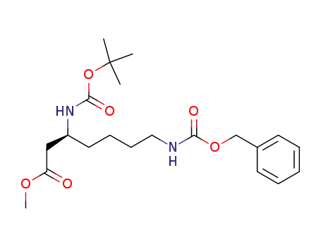 (S)-7-Benzyloxycarbonylamino-3-tert-butoxycarbonylamino-heptanoic acid methyl ester