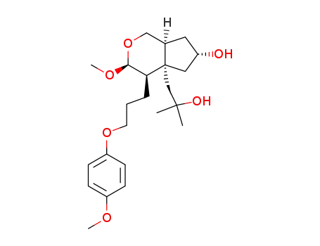 (3S,4R,4aS,6S,7aS)-4a-(2-Hydroxy-2-methyl-propyl)-3-methoxy-4-[3-(4-methoxy-phenoxy)-propyl]-octahydro-cyclopenta[c]pyran-6-ol