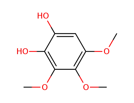 Molecular Structure of 198203-73-5 (1,2-Benzenediol, 3,4,5-trimethoxy- (9CI))