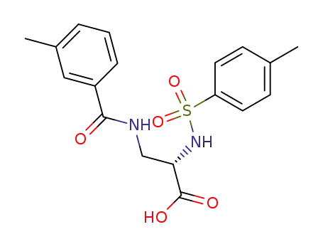 (S)-3-(3-Methyl-benzoylamino)-2-(toluene-4-sulfonylamino)-propionic acid