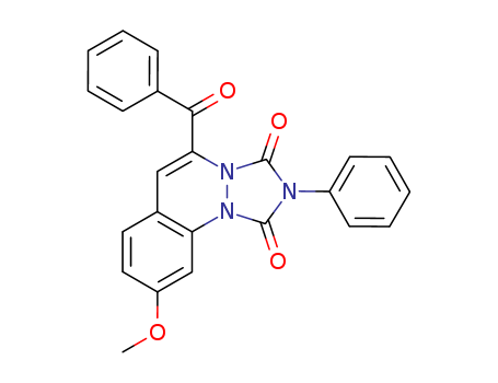 1H-[1,2,4]Triazolo[1,2-a]cinnoline-1,3(2H)-dione, 5-benzoyl-9-methoxy-2-phenyl-