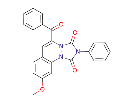 1H-[1,2,4]Triazolo[1,2-a]cinnoline-1,3(2H)-dione,
5-benzoyl-9-methoxy-2-phenyl-