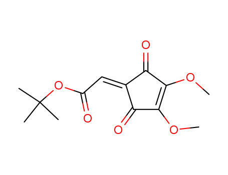 (3,4-Dimethoxy-2,5-dioxo-cyclopent-3-enylidene)-acetic acid tert-butyl ester
