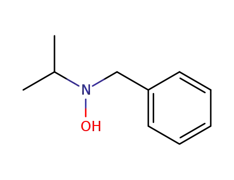 Molecular Structure of 29334-76-7 (Benzenemethanamine, N-hydroxy-N-(1-methylethyl)-)