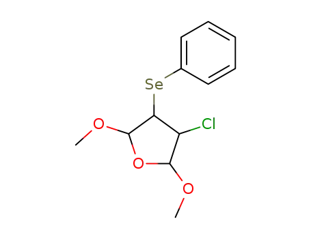 3-chloro-2,5-dimethoxy-3-phenylselanyl-tetrahydrofuran