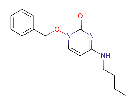 2(1H)-Pyrimidinone, 4-(butylamino)-1-(phenylmethoxy)-