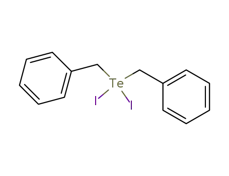 Molecular Structure of 69046-25-9 (dibenzyltellurium diiodide)