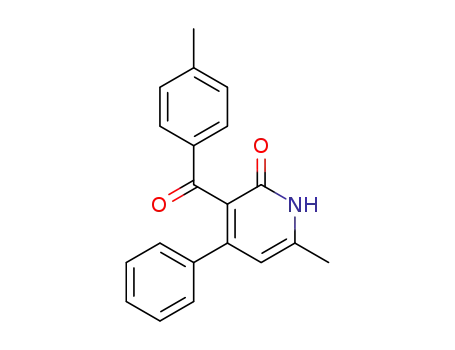 6-Methyl-3-(4-methyl-benzoyl)-4-phenyl-1H-pyridin-2-one