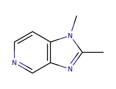 Molecular Structure of 45880-13-5 (1,2-Dimethyl-1H-imidazo[4,5-c]pyridine)