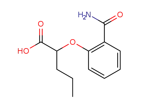 2-(2-carbamoyl-phenoxy)-valeric acid