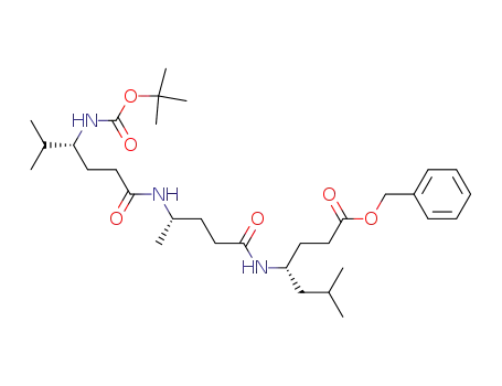 (R)-4-[(S)-4-((R)-4-tert-Butoxycarbonylamino-5-methyl-hexanoylamino)-pentanoylamino]-6-methyl-heptanoic acid benzyl ester