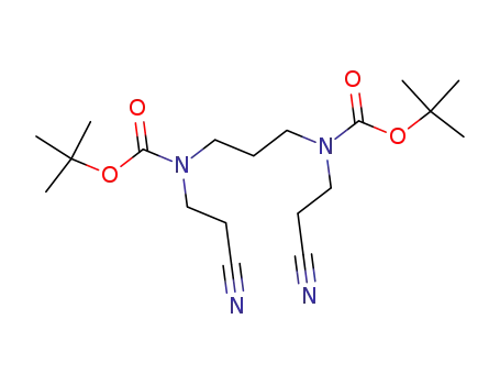 N<sup>1</sup>,N<sup>3</sup>-bis(2-cyanoethyl)-N<sup>1</sup>,N<sup>3</sup>-bis(1,1-dimethylethoxycarbonyl)propane-1,3-diamine