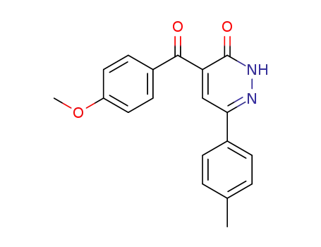 4-(4-methoxybenzoyl)-6-p-tolylpyridazine-3(2H)one
