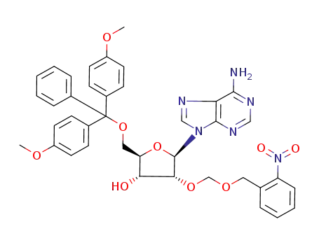 (2R,3R,4R,5R)-5-(6-Amino-purin-9-yl)-2-[bis-(4-methoxy-phenyl)-phenyl-methoxymethyl]-4-(2-nitro-benzyloxymethoxy)-tetrahydro-furan-3-ol