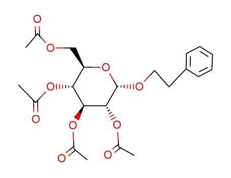 2-phenylethyl 2,3,4,6-tetra-O-acetyl-α-glucoside