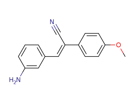 3-(m-アミノフェニル)-2-(p-メトキシフェニル)アクリロニトリル